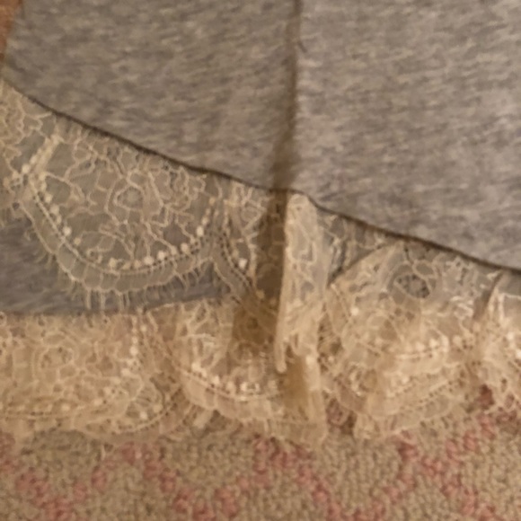 J Crew Top with Lace Trimming - Picture 2 of 4